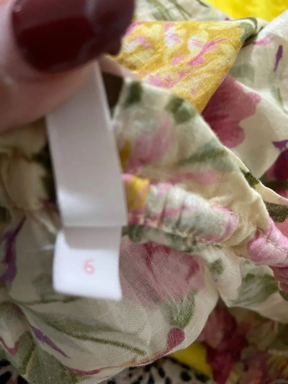 Zimmermann Girls Floral Peasant Blouse - Pink & Cream - Picture 13 of 13